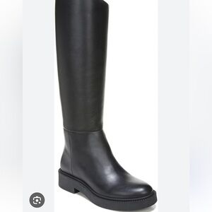Vince chunky sole leather knee high boots